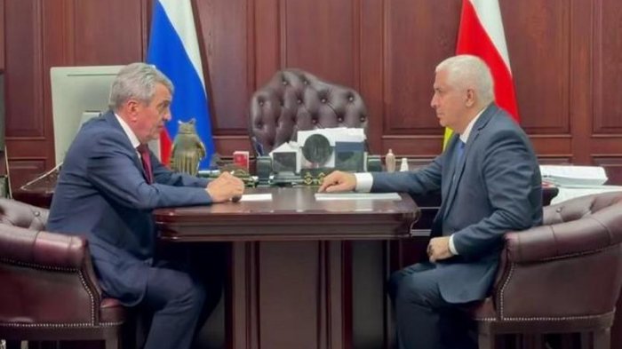 Встреча с Главой Республики Северная Осетия-Алания Сергеем Меняйло